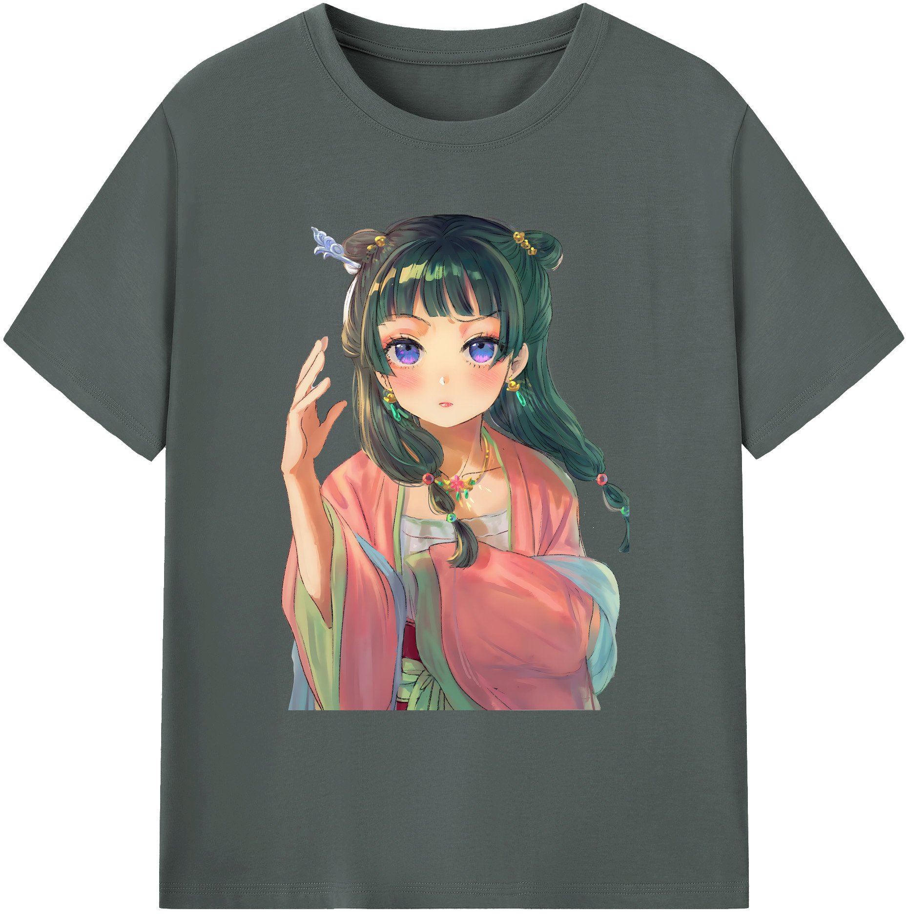（画像用） 薬屋のひとりごと The Apothecary Diaries 綿100％ メンズ半袖Tシャツ｜肌触りやわらか＆通気性